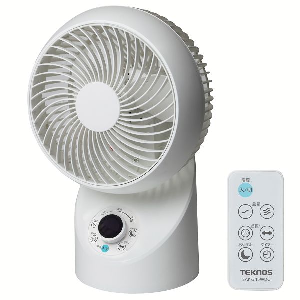 TEKNOS（テクノス） サーキュレーター 360度 お掃除簡単 DC フル