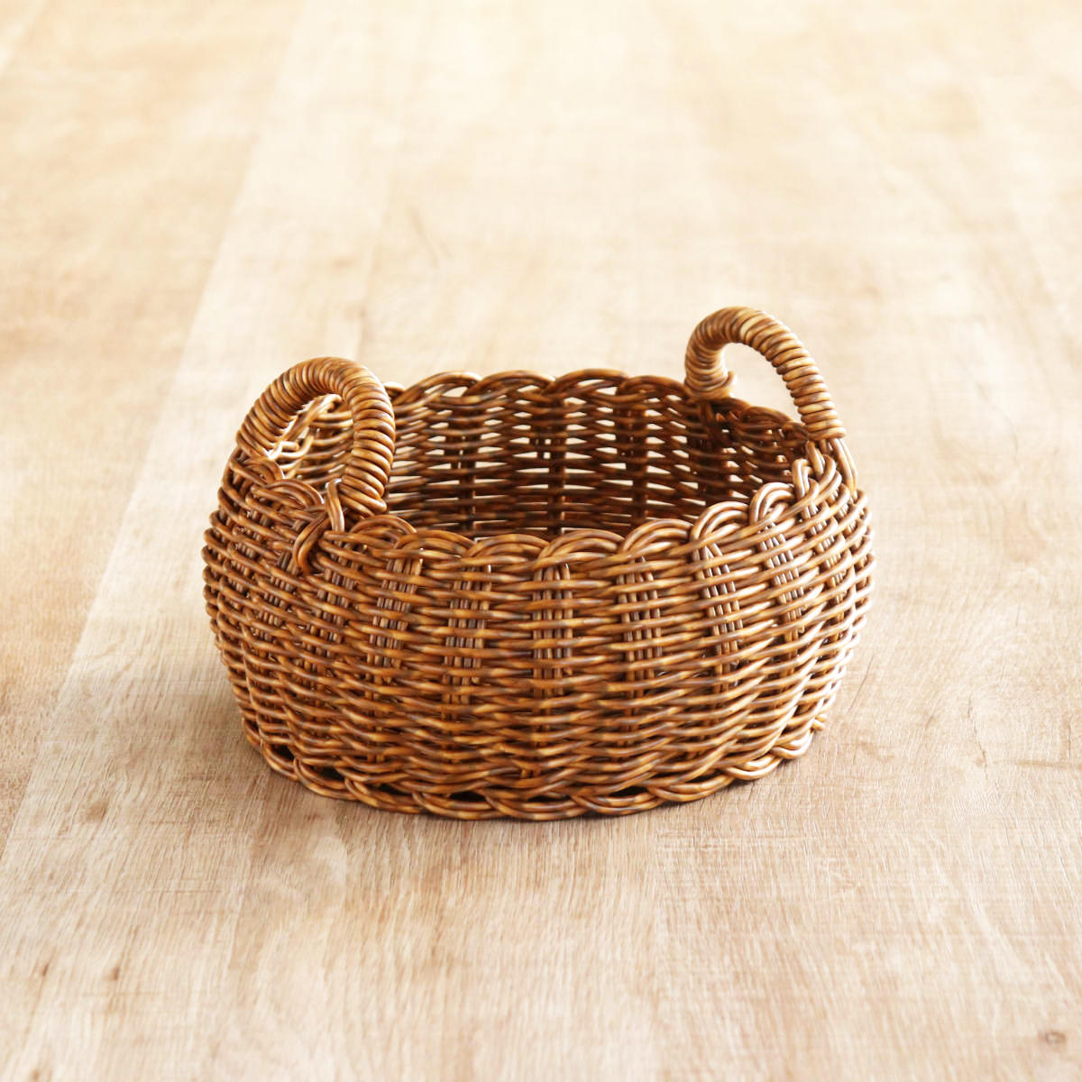 Creer ユティル ラウンドローバスケットS 洗える かご バスケット