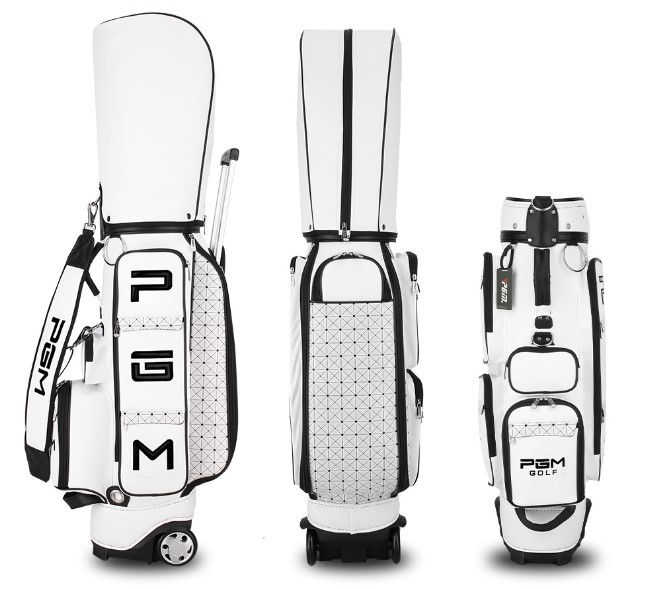キャディバッグ PGM ゴルフバッグ メンズ レディース キャスター付き