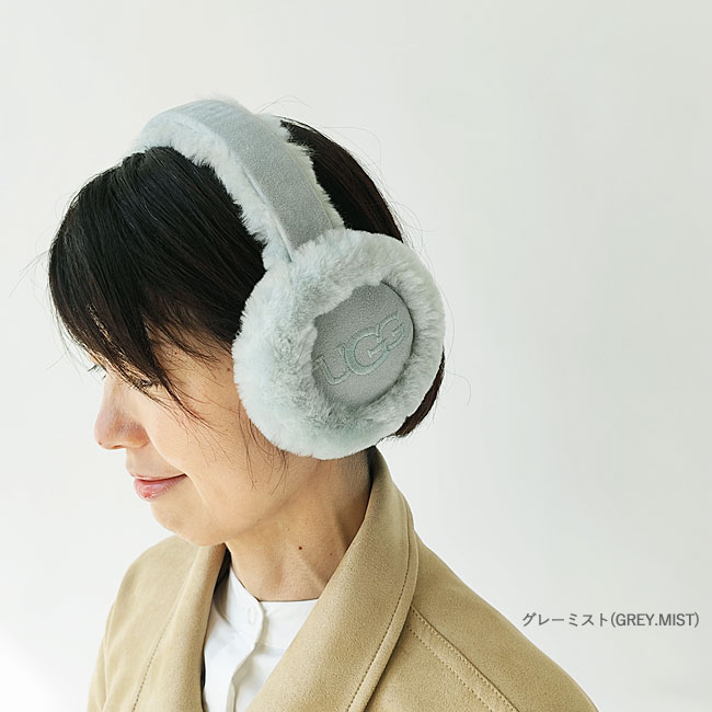 UGG（アグ） 並行輸入品 イヤーマフ レディース W EMBROIDERED LOGO