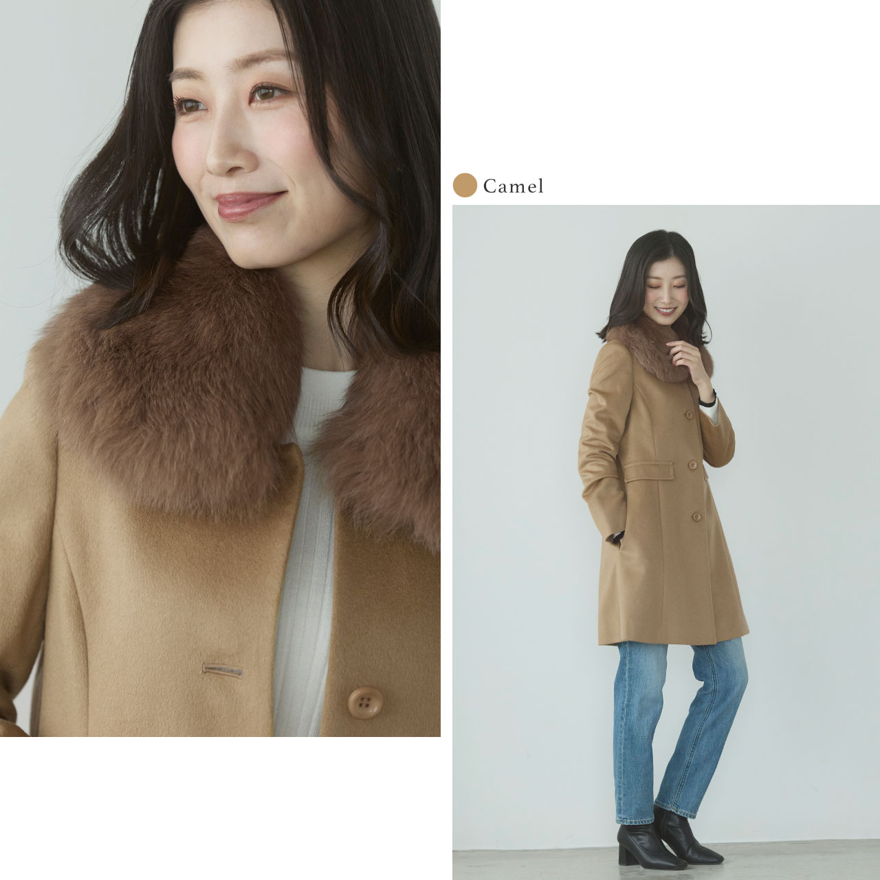 sankyo shokai（三京商会） カシミヤ コート レディース カシミヤ100