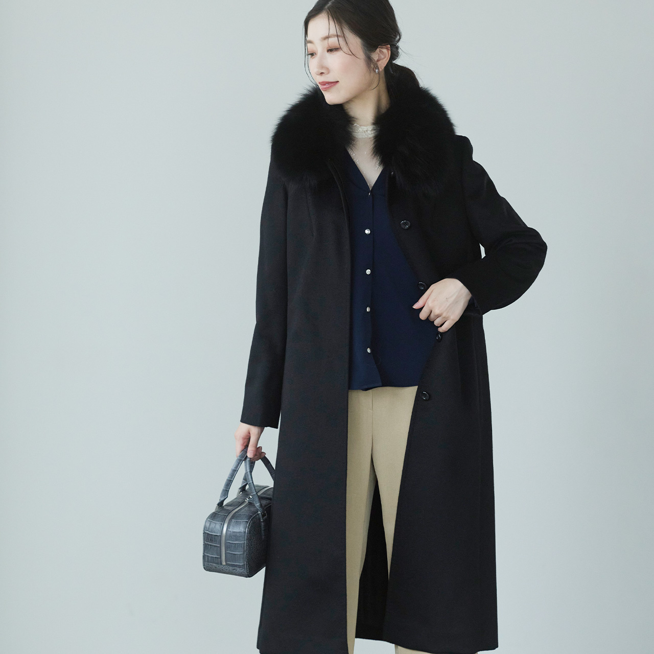 sankyo shokai（三京商会） ＜爆買＞[10%offクーポン]カシミヤ ロング