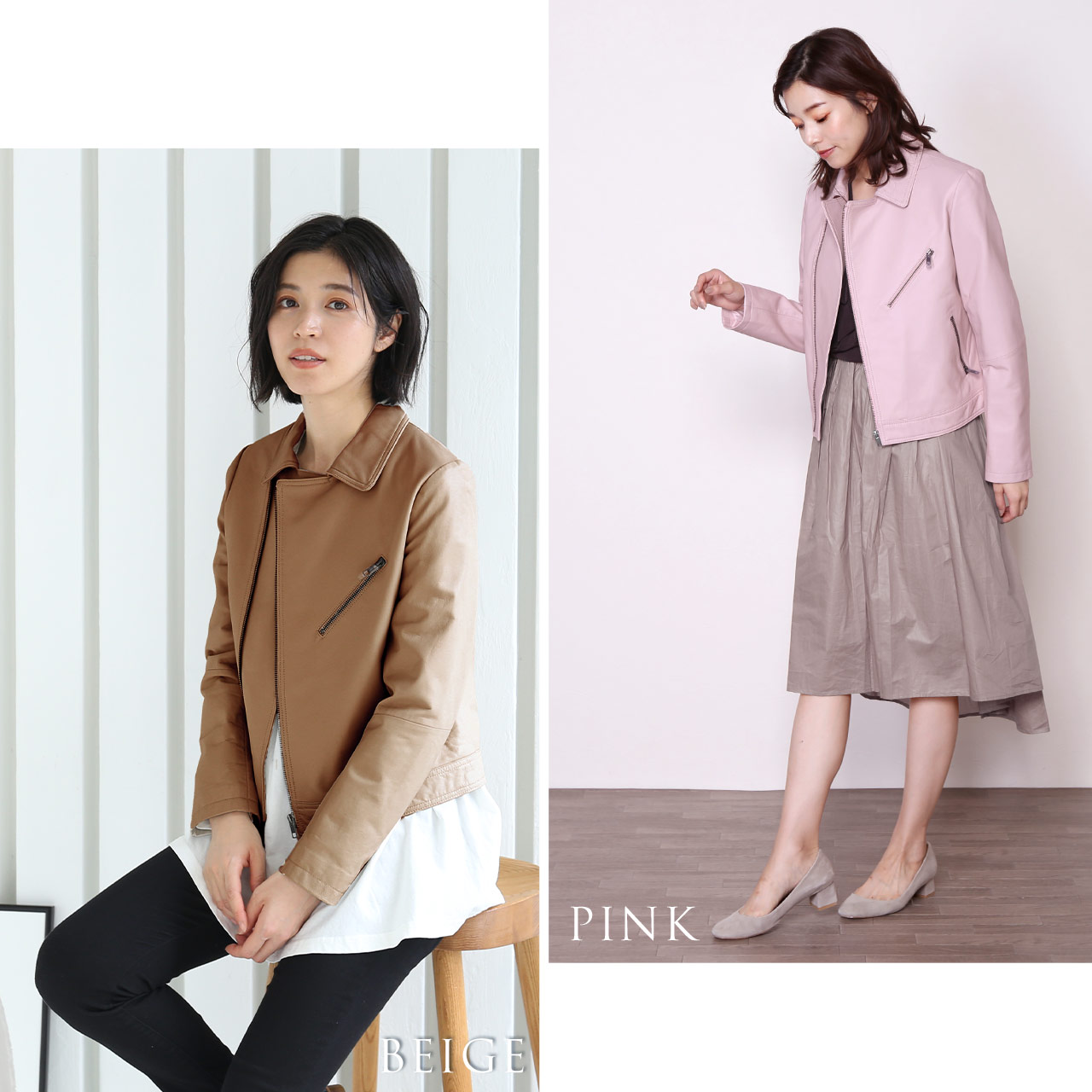 sankyo shokai（三京商会） ラムレザー ジャケット レディース ノー