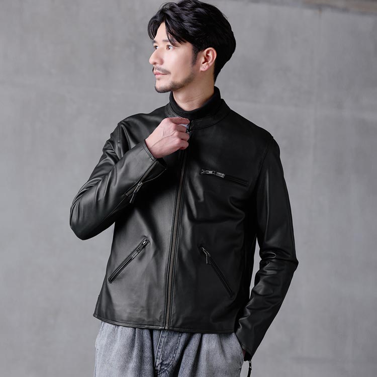 sankyo shokai（三京商会） ＜爆買＞レザージャケット メンズ 本革