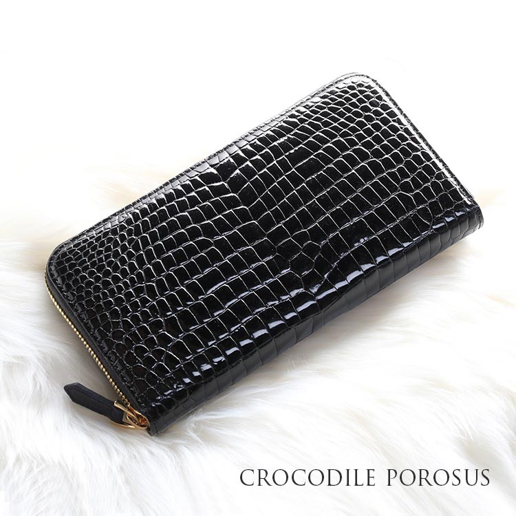 sankyo shokai（三京商会） スモール クロコダイル 長財布 メンズ