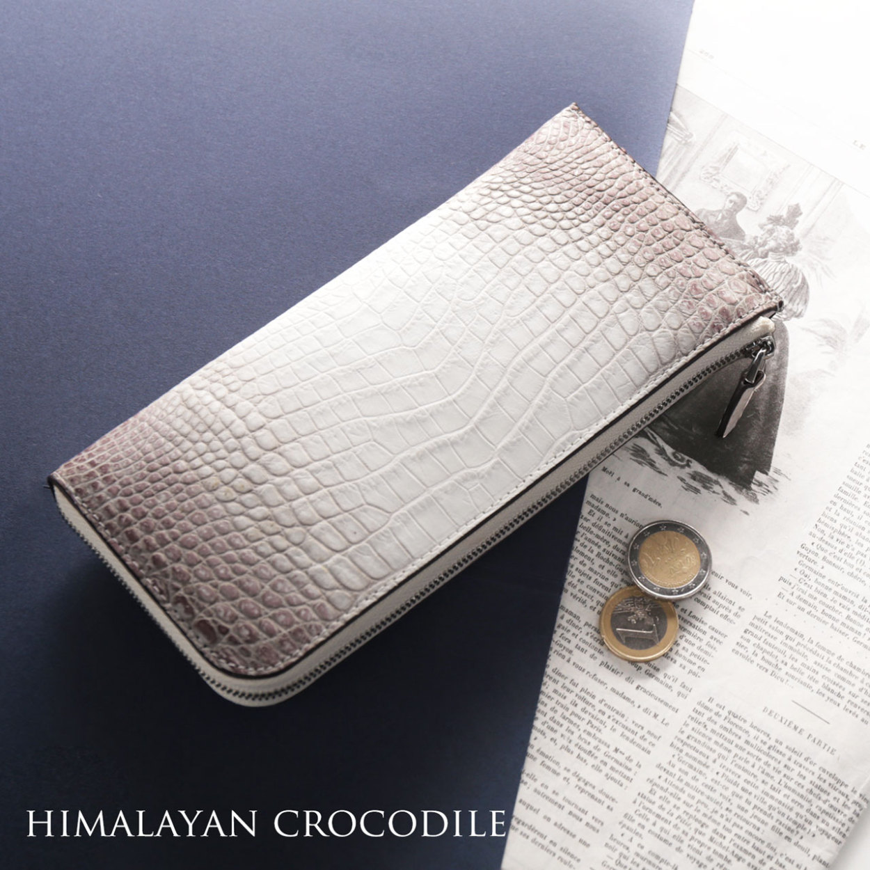 sankyo shokai（三京商会） ヒマラヤ クロコダイル 長財布 レディース