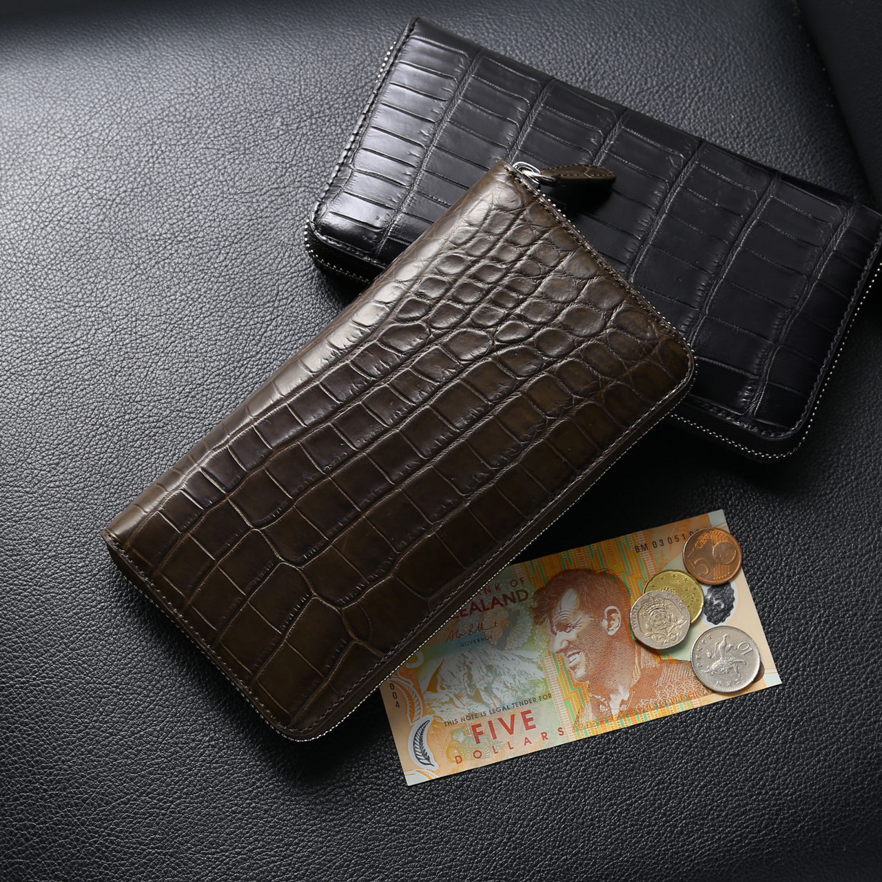 sankyo shokai（三京商会） ＜爆買＞クロコダイル メンズ 長財布