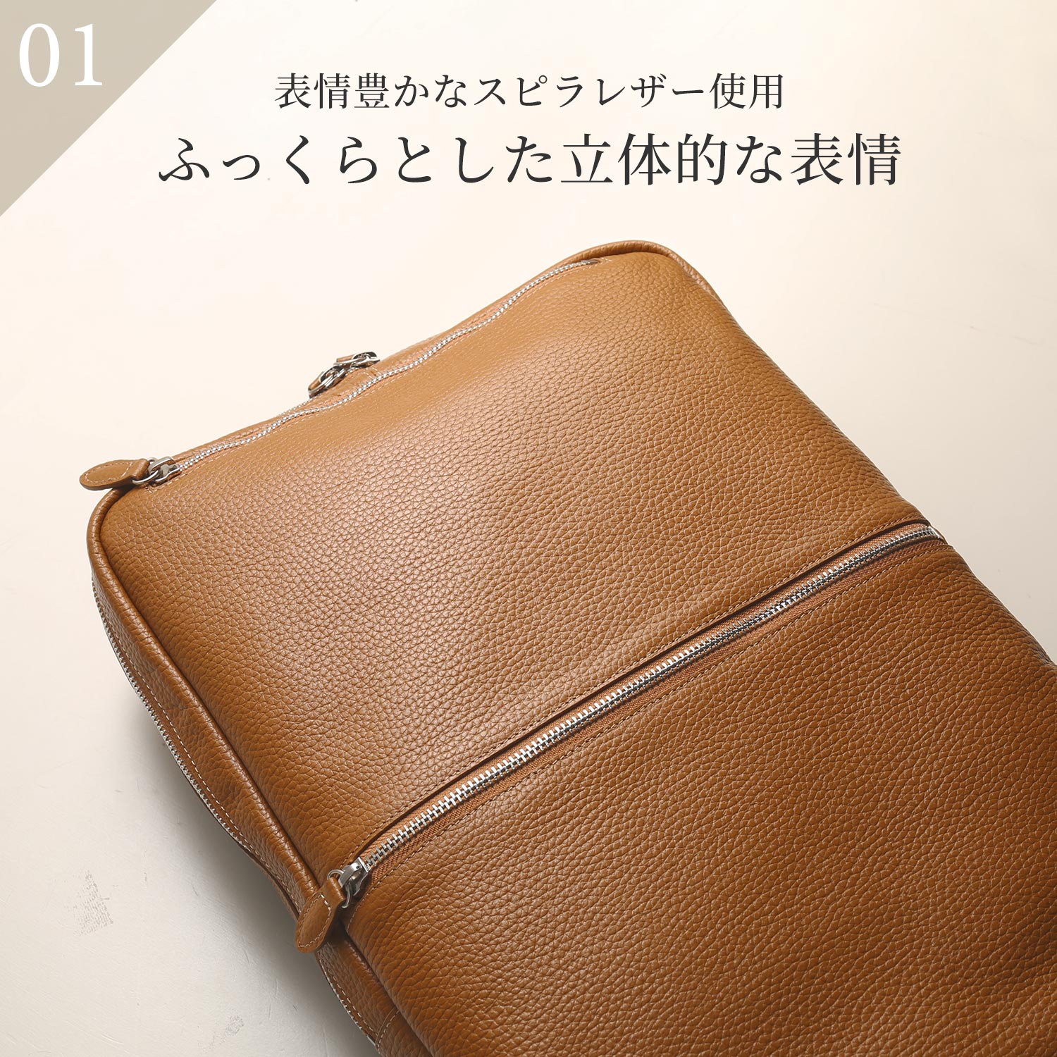 mieno（ミエノ） ＜爆買＞リュック レディース 通勤 本革 牛革 薄型