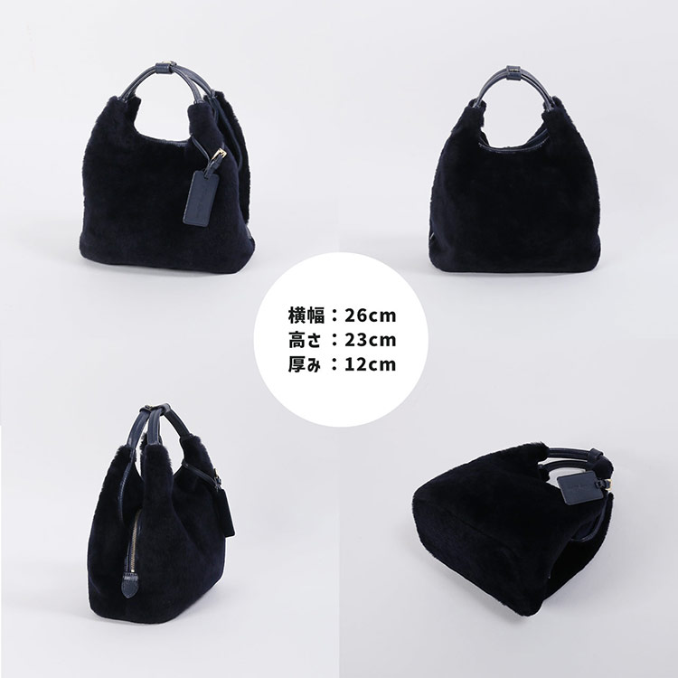 sankyo shokai（三京商会） ＜爆買＞ムートン ファー バッグ 2WAY