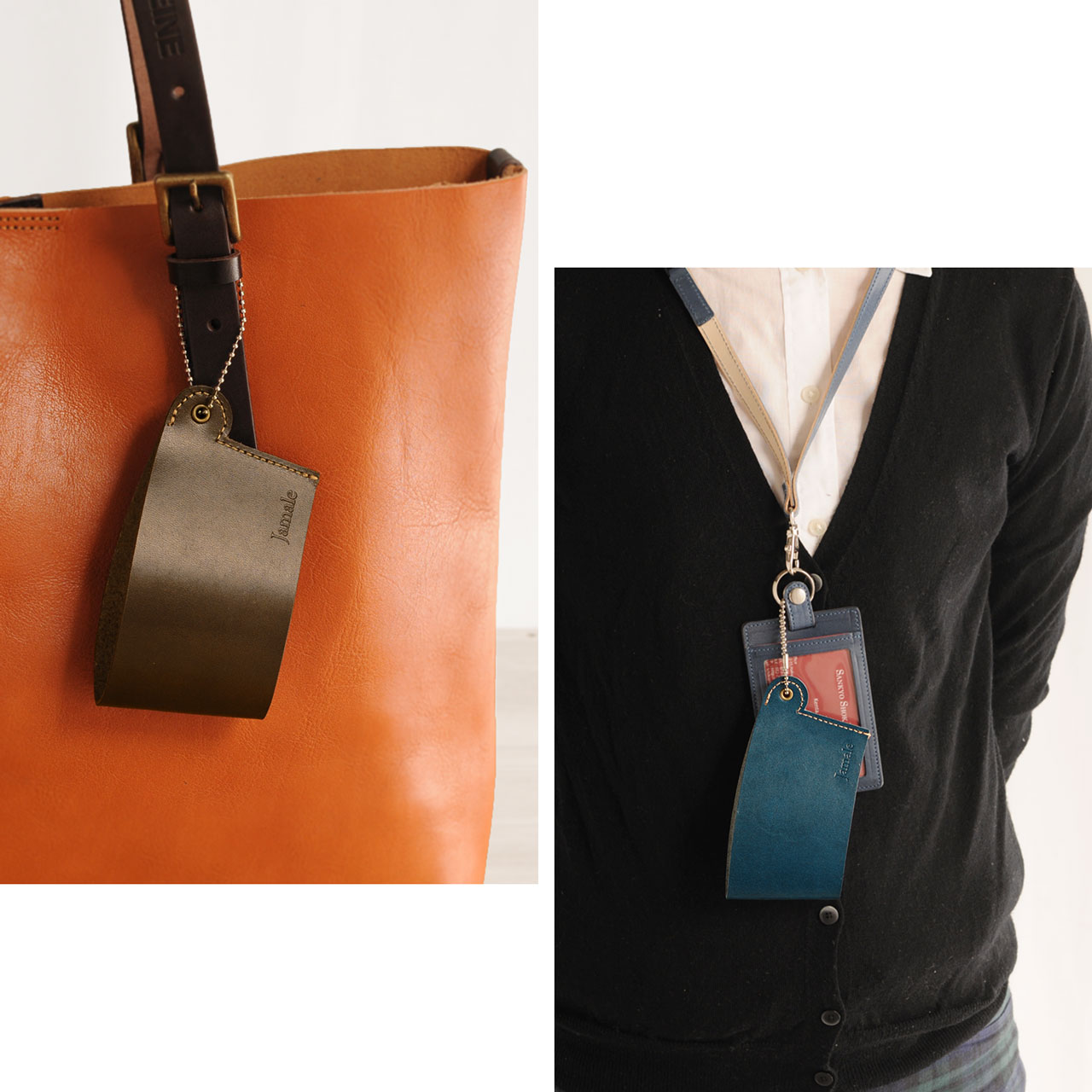 Jamale（ジャマレ） ＜爆買＞カップスリーブ 栃木レザー 日本製