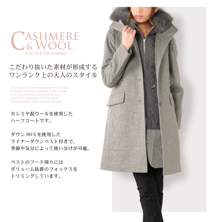 sankyo shokai（三京商会） ＜爆買＞[10%offクーポン]ファー付ウール