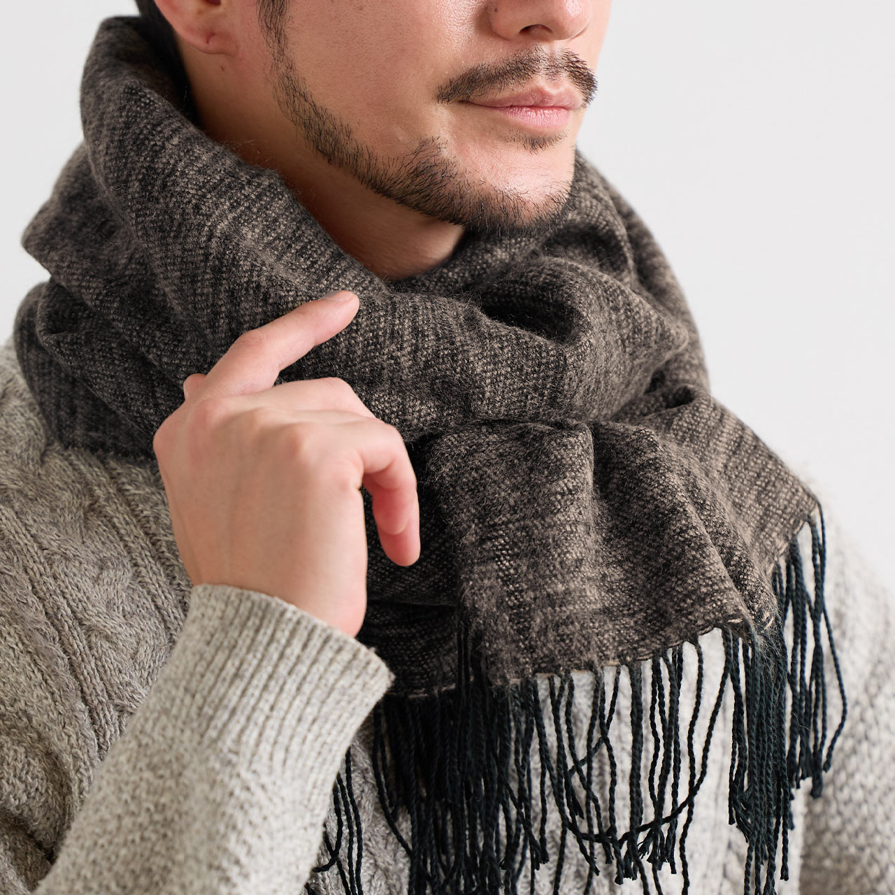 sankyo shokai（三京商会） ＜爆買＞マフラー メンズ ストール 大判