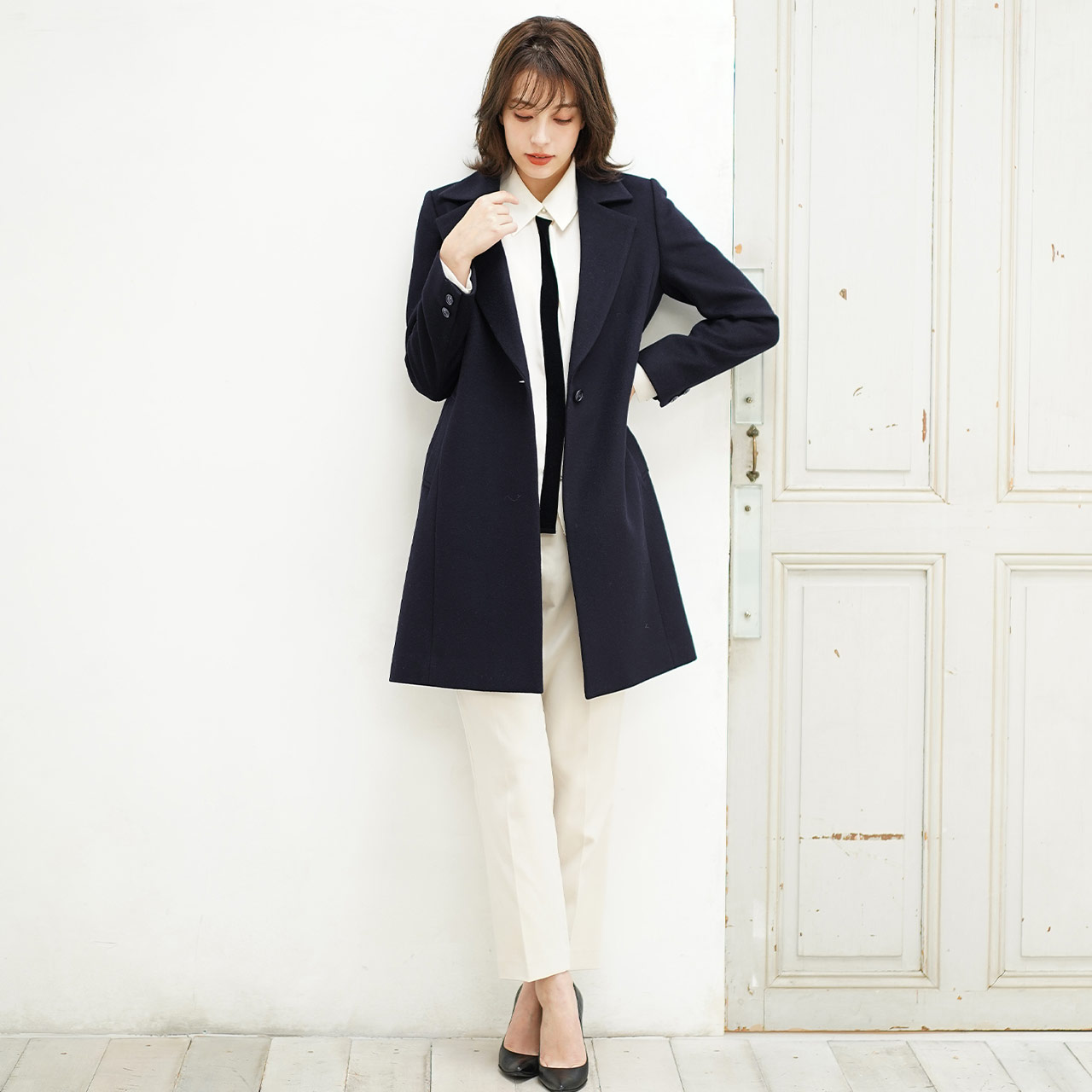 sankyo shokai（三京商会） チェスターコート レディース アウター