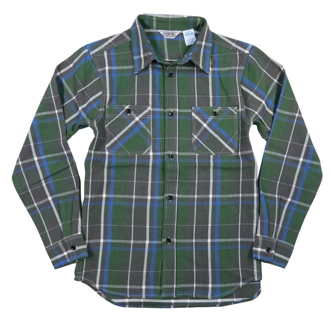 FIVEBROTHER（ファイブブラザー） マドラスチェック 長袖 ヘビー