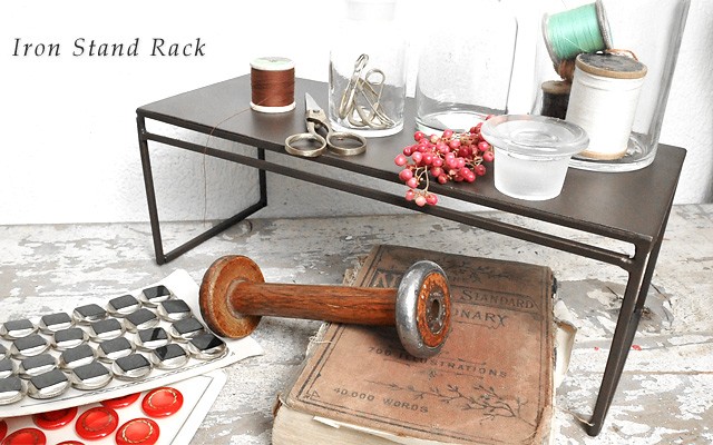 アイアン 小物 ディスプレイ スタンド おしゃれ レトロ アンティーク調