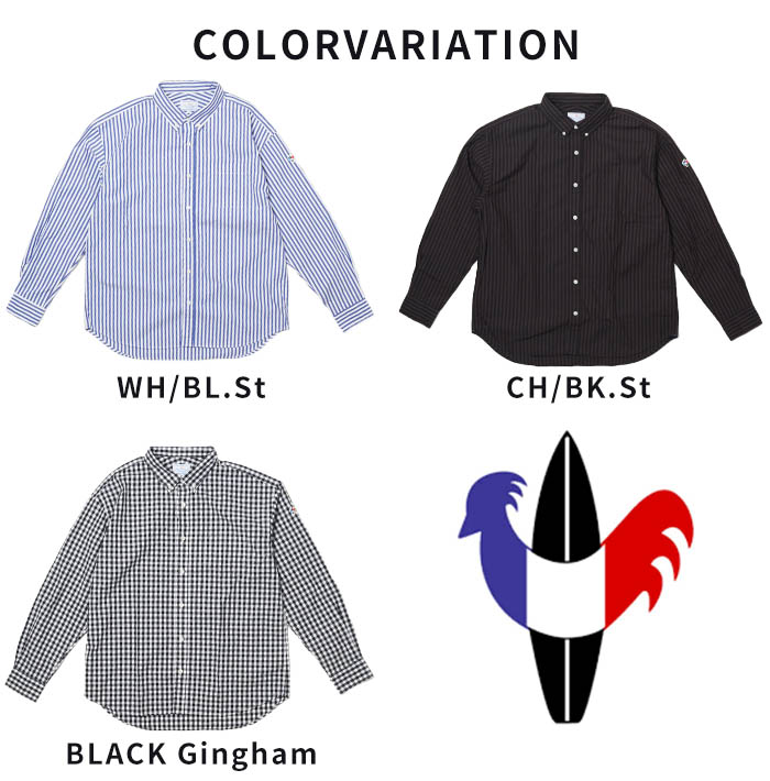 Arvor Maree（アルボーマレー） シャツ 長袖 メンズ ボタンダウン