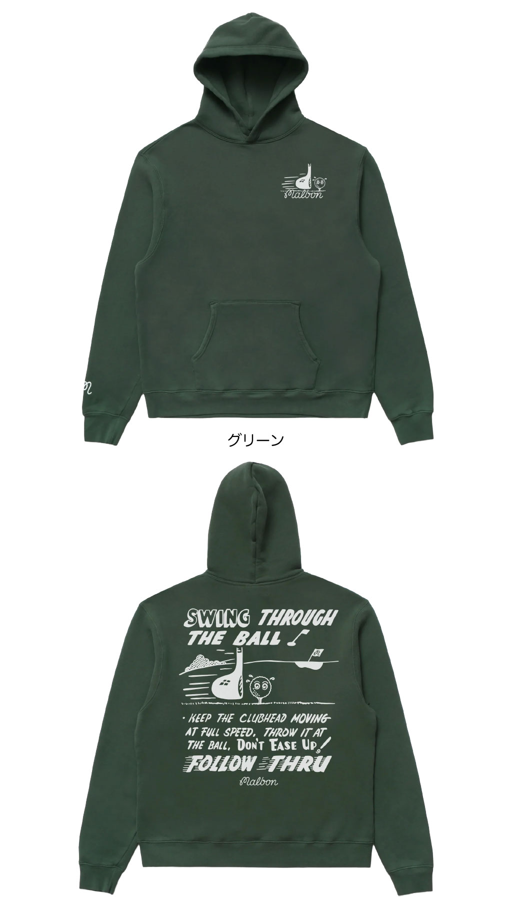 マルボンゴルフ ウェア パーカー M-9225 FOLLOW THRU HOODIE メンズ