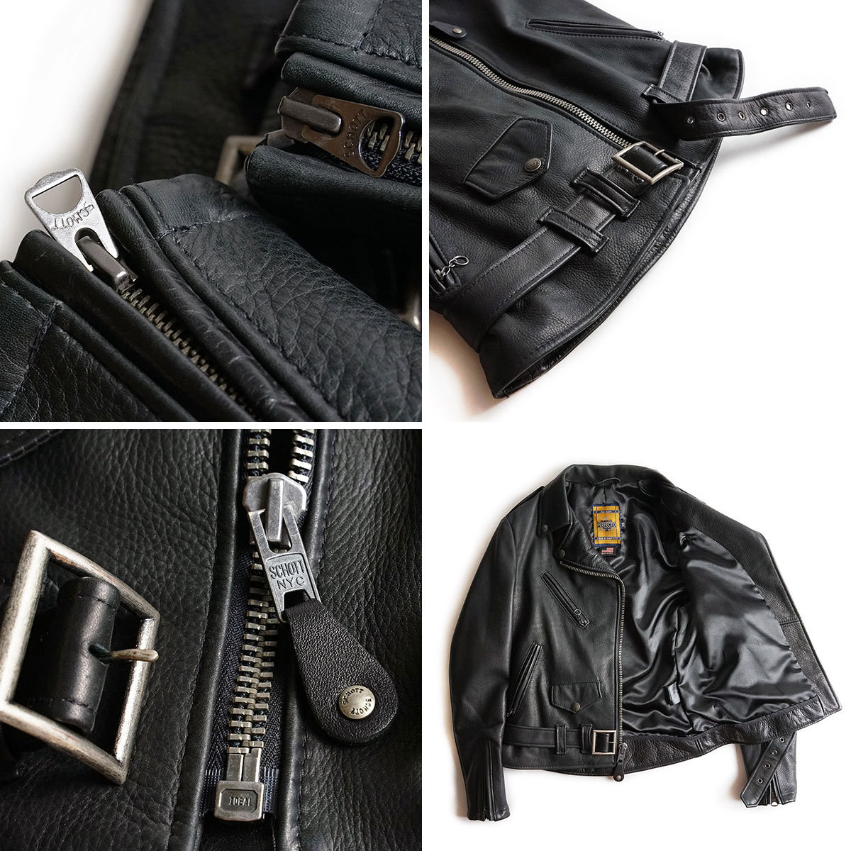 Schott N.Y.C（ショット） SCHOTT 536W カウハイド レディース ダブル