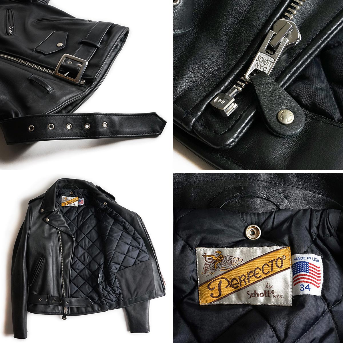 Schott N.Y.C（ショット） SCHOTT 618 ダブルライダース ブラック