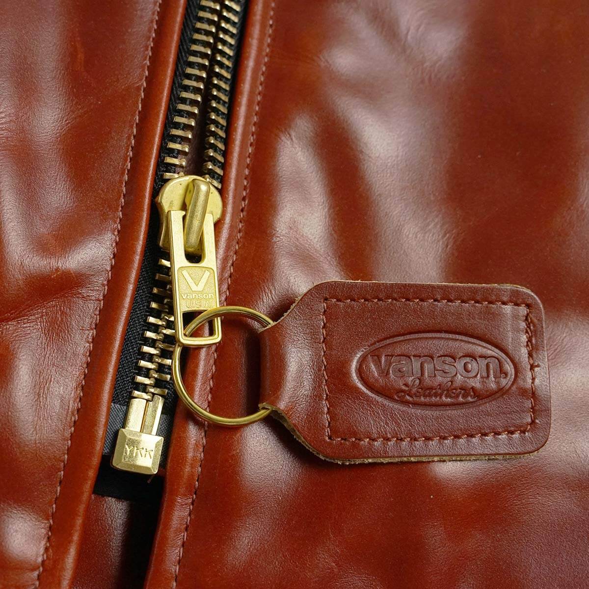 VANSON（バンソン） VANSON MODEL B シングル ライダース オクタゴン