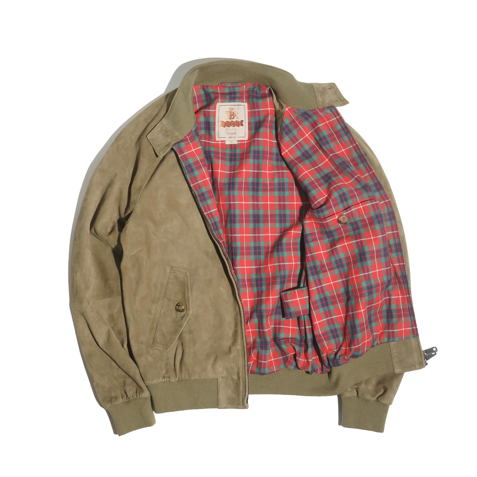 BARACUTA（バラクータ） スエードレザー G9 クラッシック ハリントン