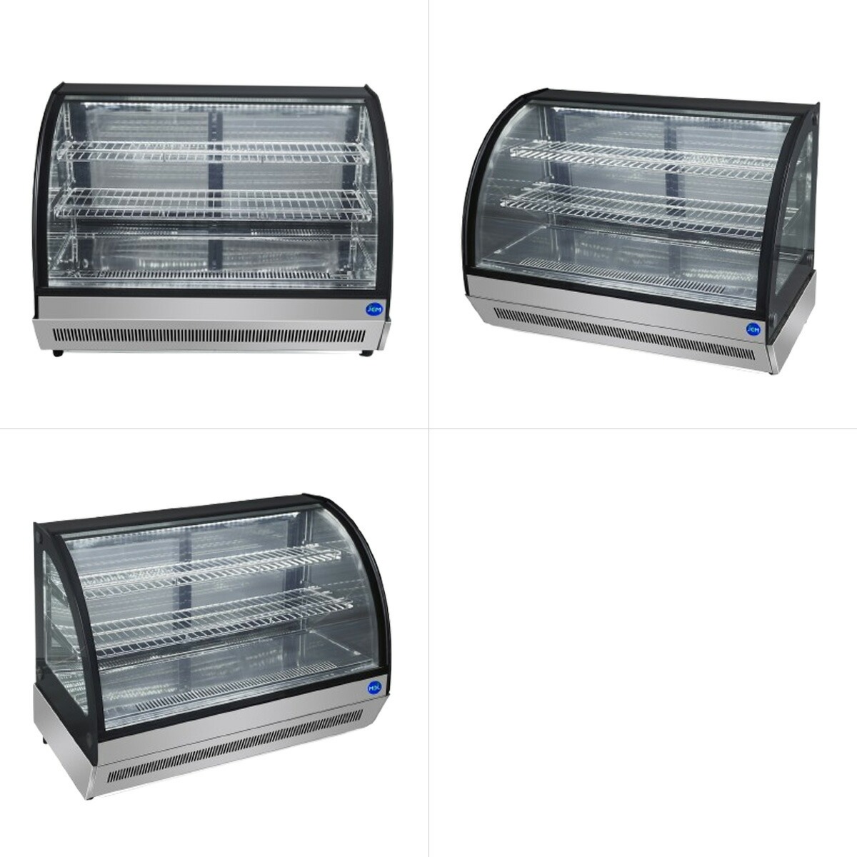 JCM レビュー特典 卓上型対面冷蔵 ショーケース(ラウンド型) JCMS-60T