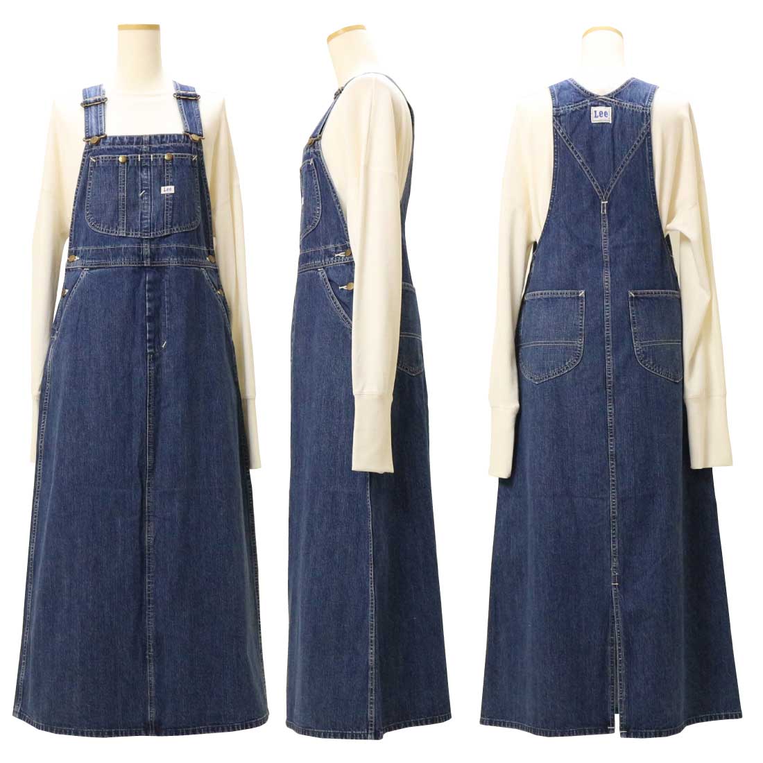 Lee（リー） オーバーオール マキシスカート ジャンパースカート