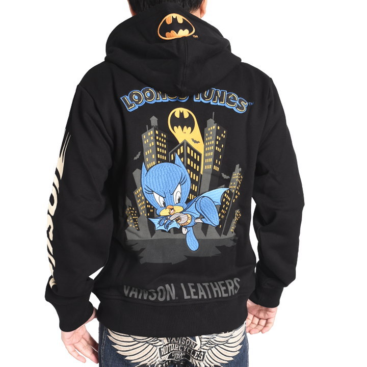 VANSON（バンソン） × ルーニーテューンズ コラボ パーカー バットマン