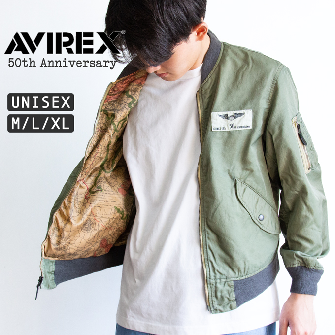AVIREX（アヴィレックス） アビレックス 50th Anniversary WASHED L-2B
