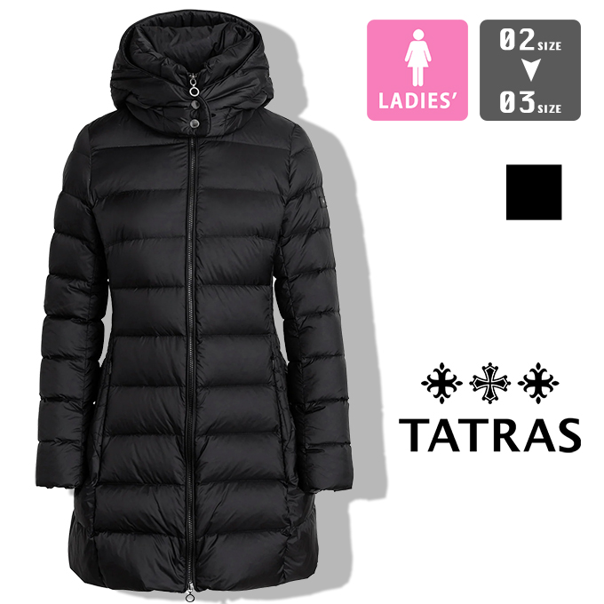 タトラス(TATRAS) 02 ポリテアマ 黒 レディースダウンジャケット