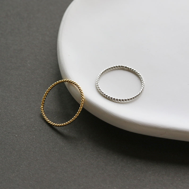 Jewel VOX リング 指輪 アクセ ニッケルフリー ツイスト シンプル