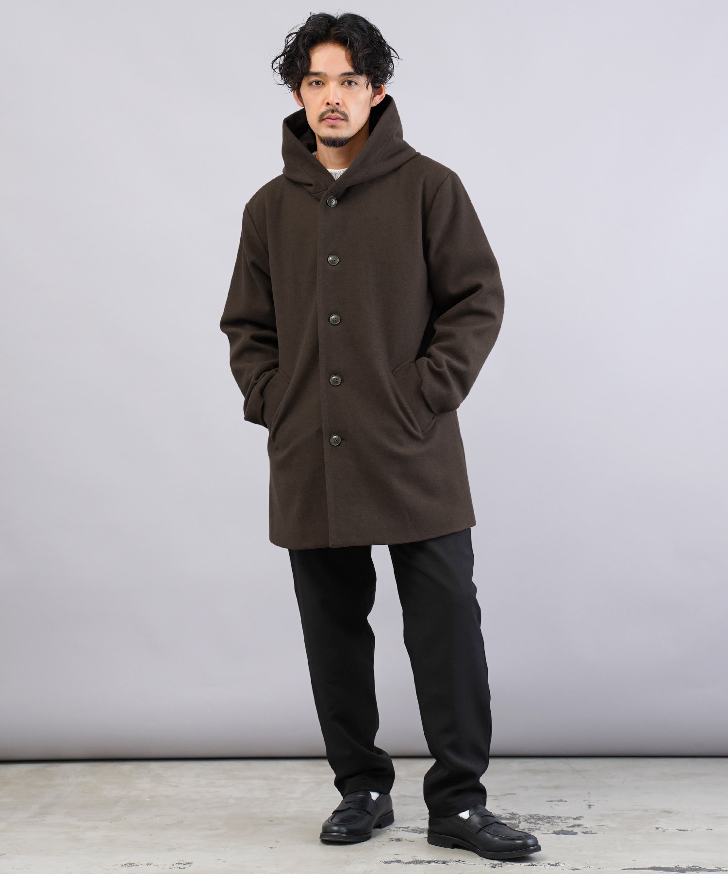 JIGGYS SHOP（ジギーズショップ） コート メンズ アウター フーテッド