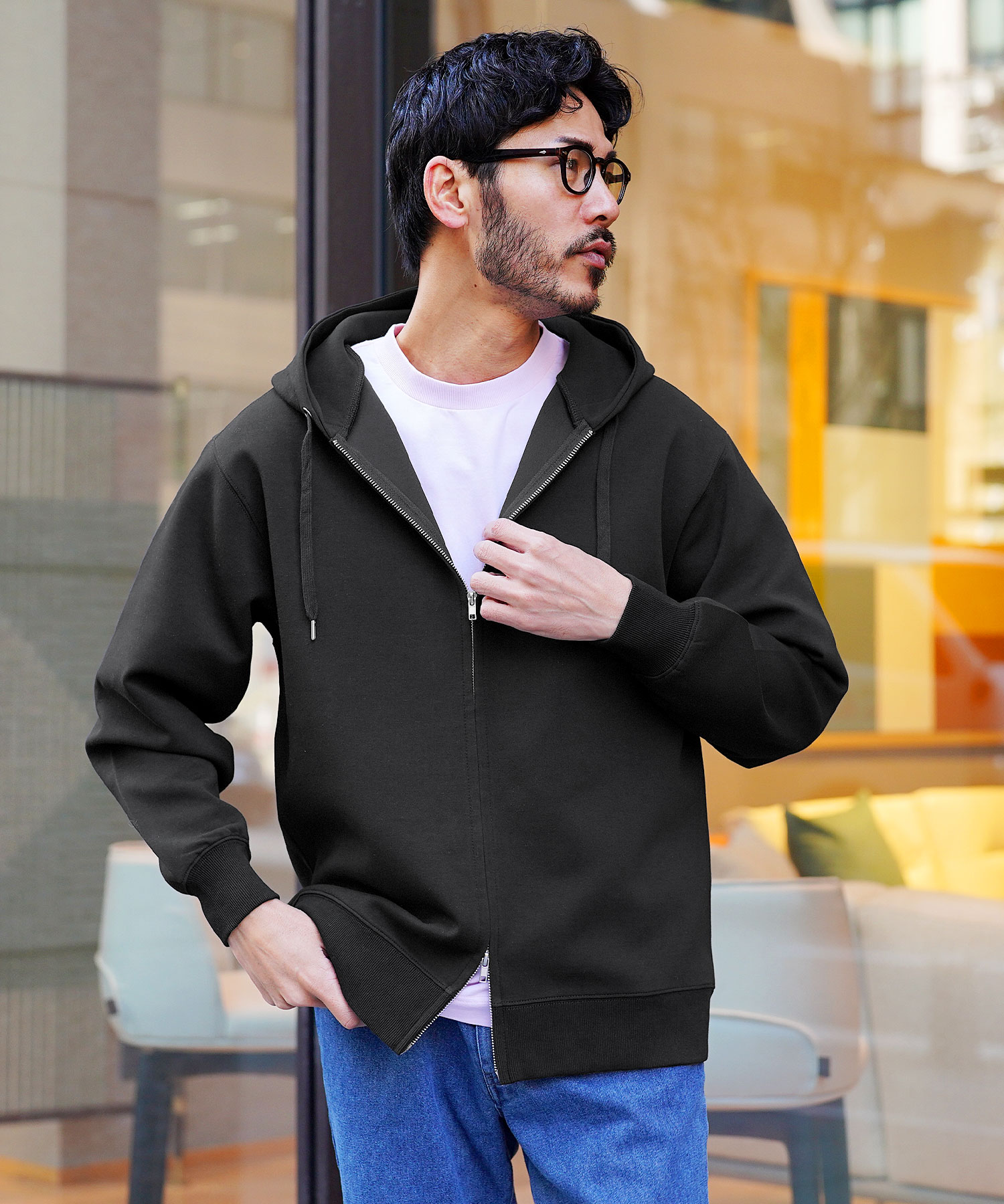 JIGGYS SHOP（ジギーズショップ） パーカー メンズ トップス ジップ