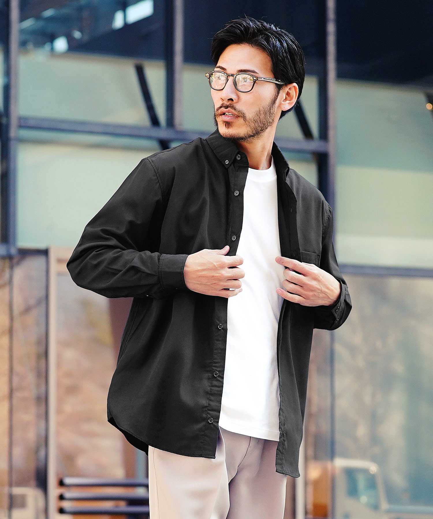 JIGGYS SHOP（ジギーズショップ） シャツ メンズ トップス 長袖シャツ