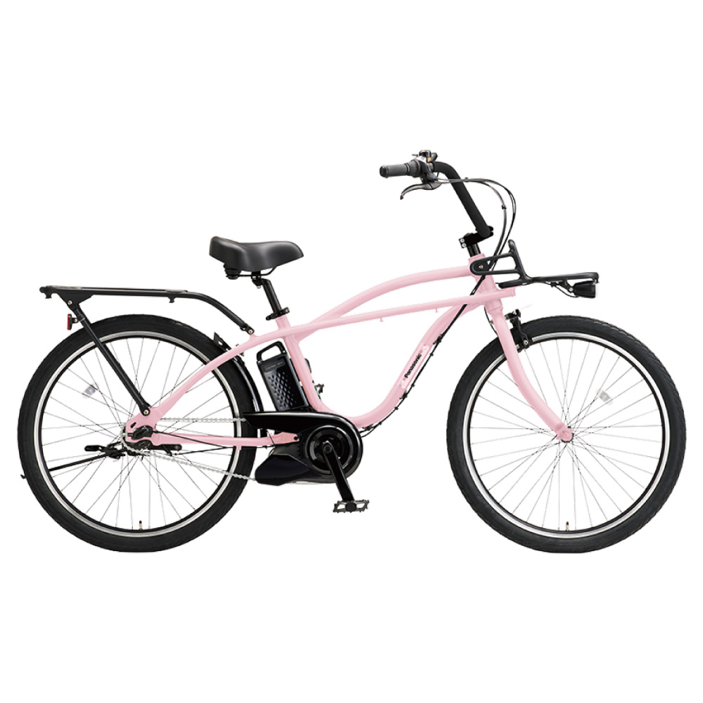 電動アシスト自転車（色：ピンク系）｜自転車車体｜自転車｜車、バイク