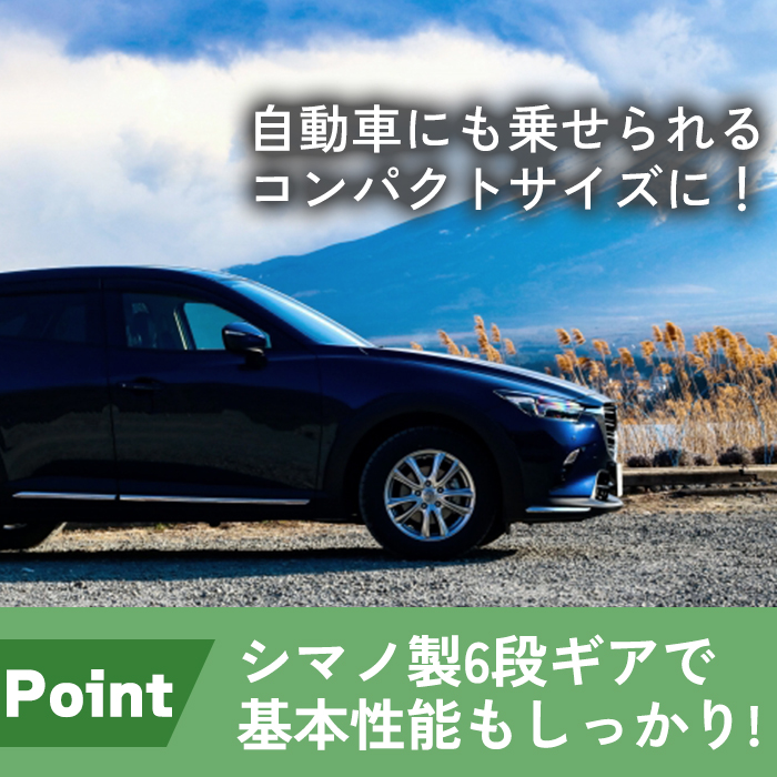 池商 折りたたみ自転車 セミファットバイク MF-208 20インチ 6段変速