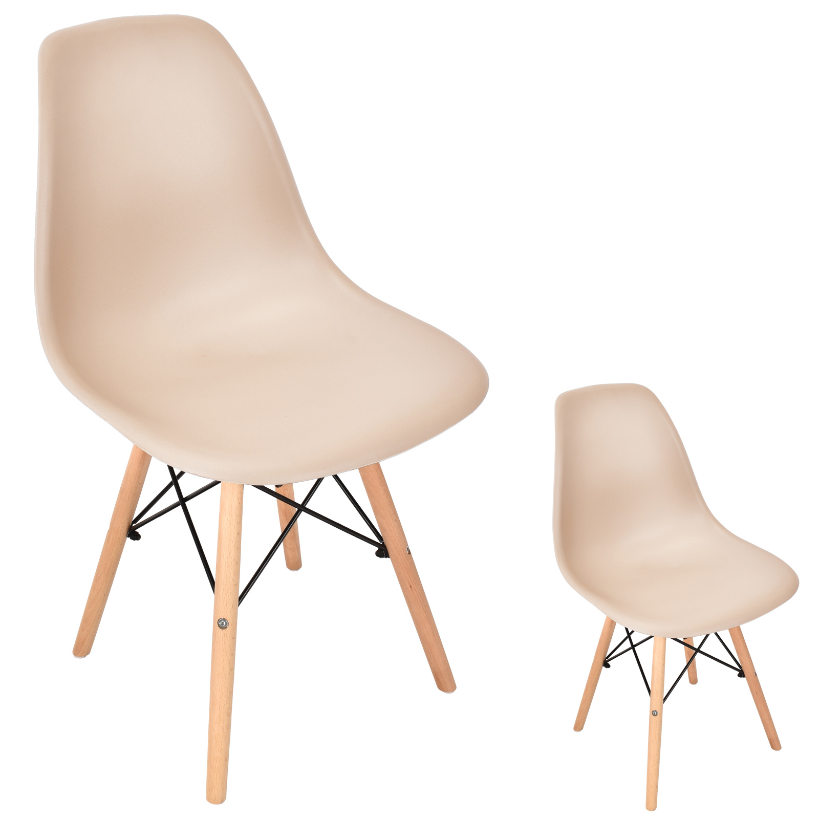 ダイニングチェア イームズチェア 2脚セット 椅子 イス いす 木脚