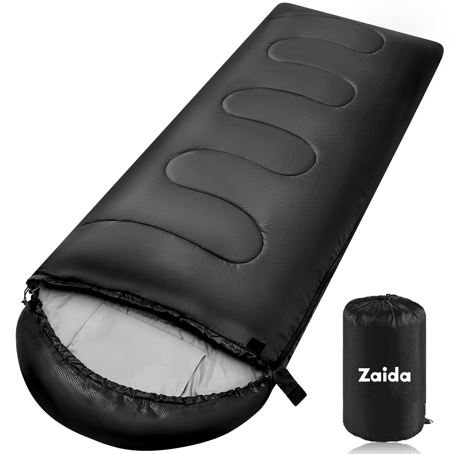 寝袋 冬用 最強 シュラフ 車中泊 グッズ 封筒型 1800g コンパクト