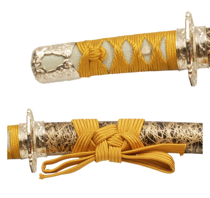 日本刀 模造刀 懐剣 ミニ居合刀 金雲 日本製 /全長 46cm/刃渡り 29.5cm