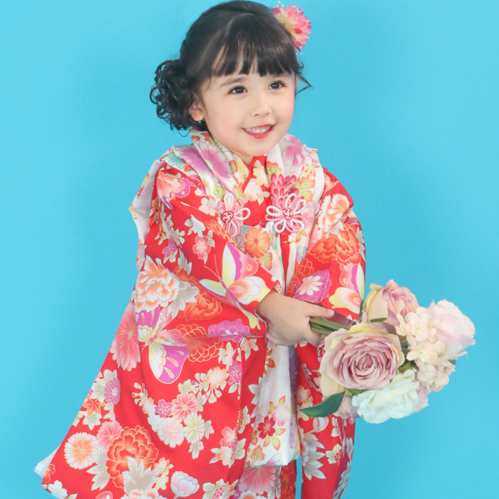 KYOETSU（京越） 七五三 着物 3歳 女の子 ひな祭り 【豪華9点フル