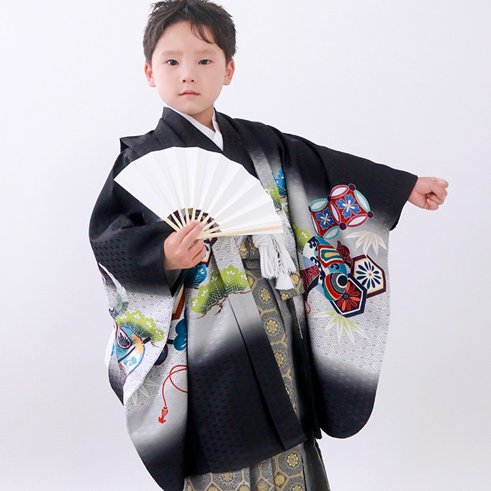 KYOETSU（京越） 【豪華安心12点フルセット】 七五三 着物 男の子 5歳