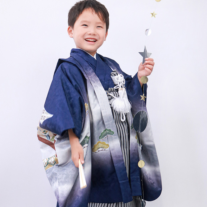 KYOETSU（京越） 【豪華安心12点フルセット】 七五三 着物 男の子 5歳