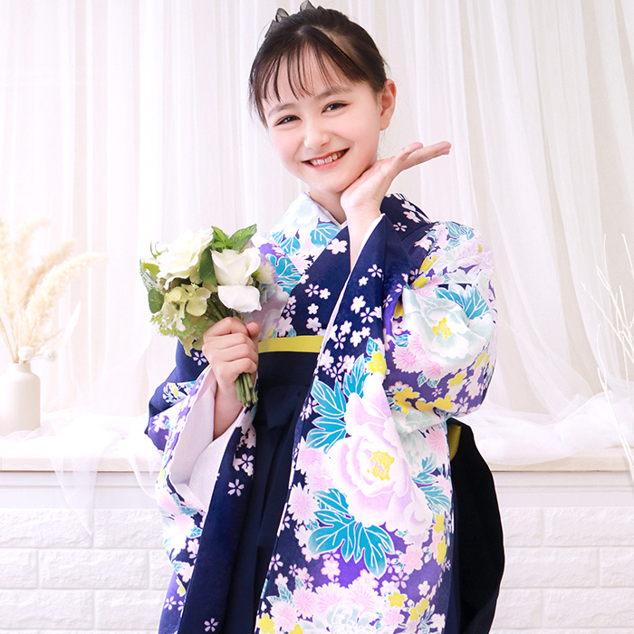 KYOETSU（京越） 袴セット ガールズ 【豪華安心袴4点セット】 卒業式