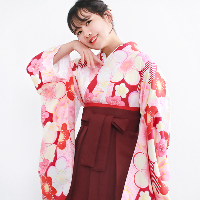 KYOETSU（京越） 袴セット ガールズ 【豪華安心袴4点セット】 卒業式