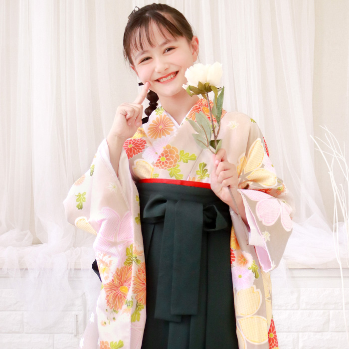 KYOETSU（京越） 袴セット ガールズ 【豪華安心袴4点セット】 卒業式