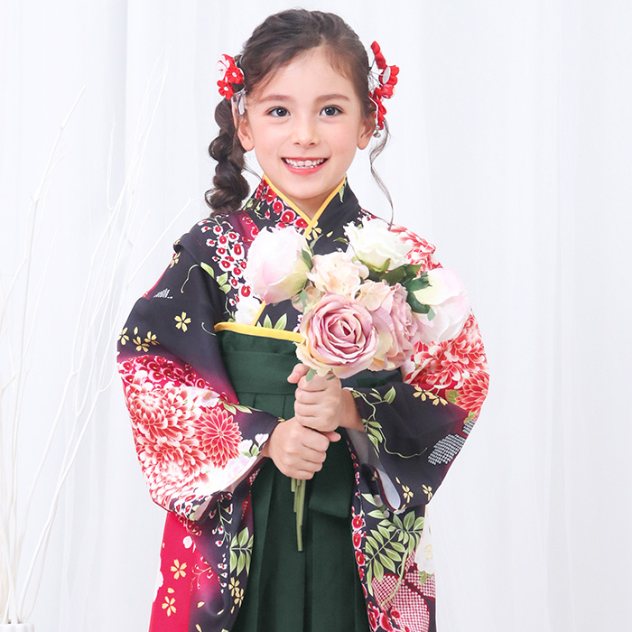 KYOETSU（京越） 着付簡単 袴セット (簡単着付け) 選べる9柄 2点フル