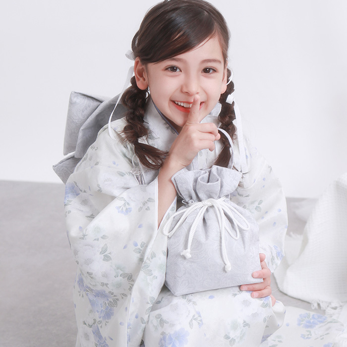 KYOETSU（京越） 四つ身着物15点セット くすみ 七五三 着物 7歳 販売