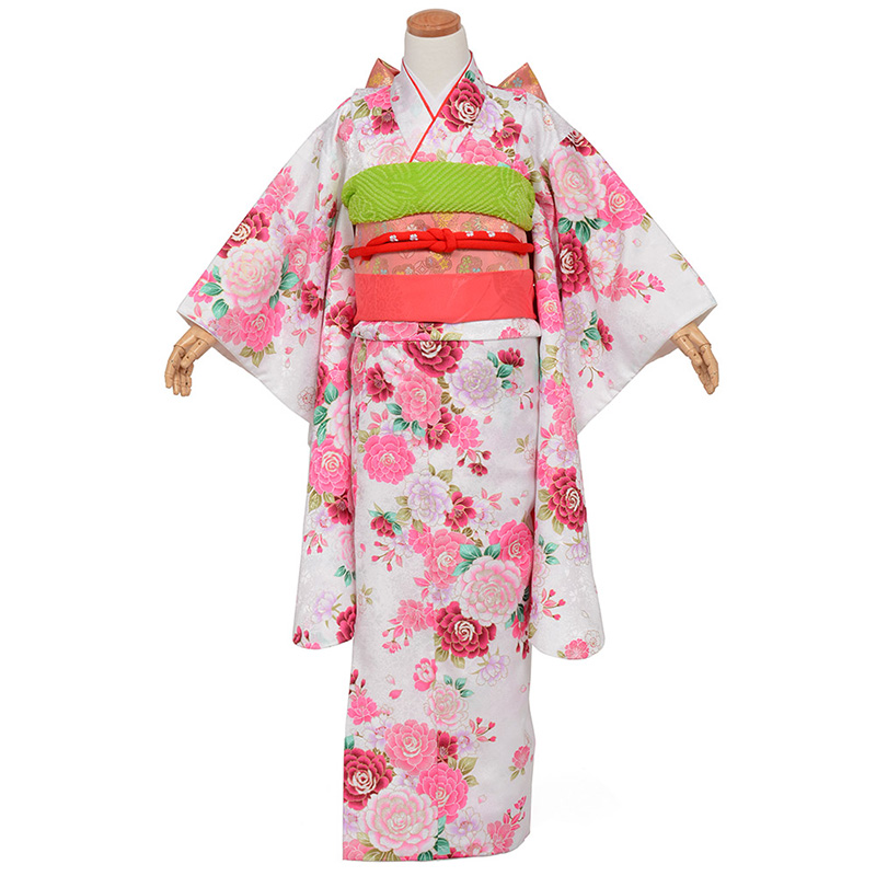 七五三 着物 四つ身 セット 女の子 7歳 7才 小紋柄14点セット 当店人気