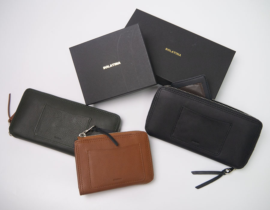 SOLATINA（ソラチナ） 財布 メンズ 長財布 本革 革 レザー ラウンド