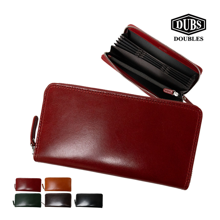 DOUBLES（ダブルス） 長財布 メンズ ラウンドファスナー 本革 革